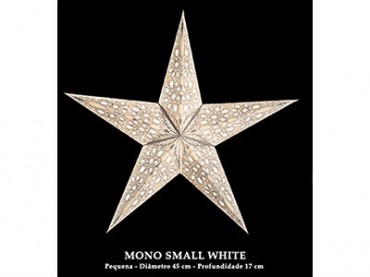 Candeeiro Estrela Starlightz Mono Small White